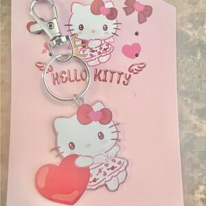NWOT ♥️ Hello Kitty Keychain with Heart